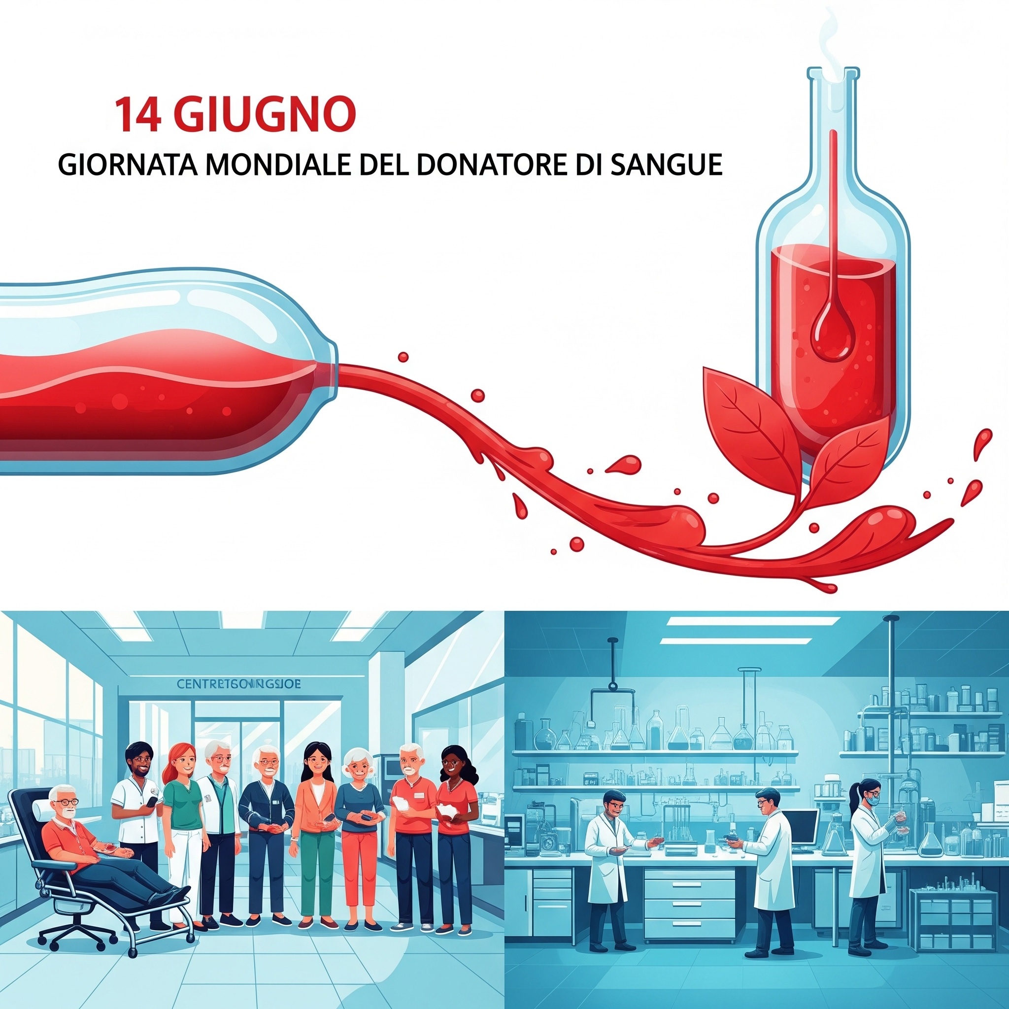 14 Giugno – Giornata Mondiale del Donatore di Sangue: un gesto che salva vite e apre le porte alla scienza del futuro