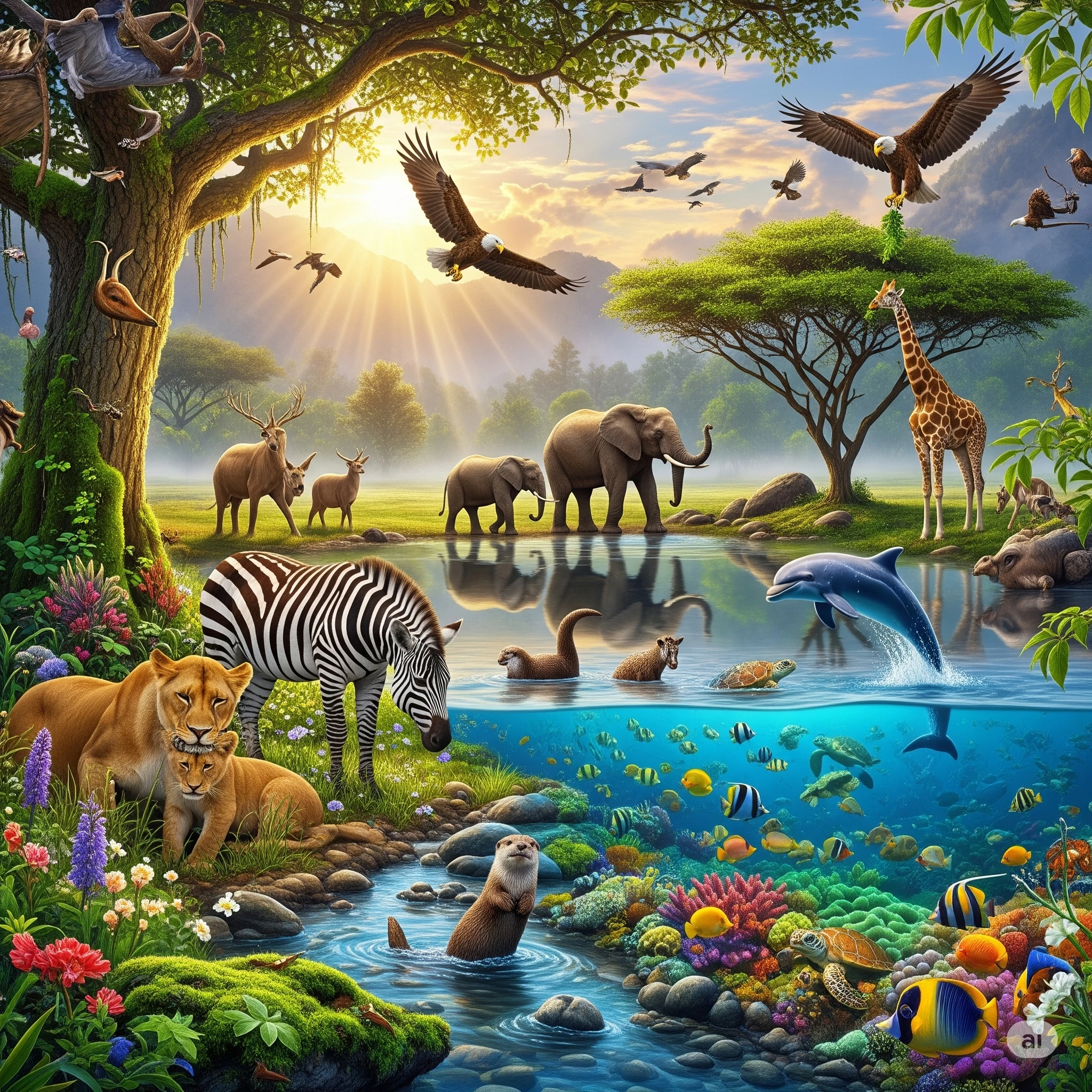 Ruggiti di Speranza e Sorrisi Acquatici: La Straordinaria Rinascita del Regno Animale