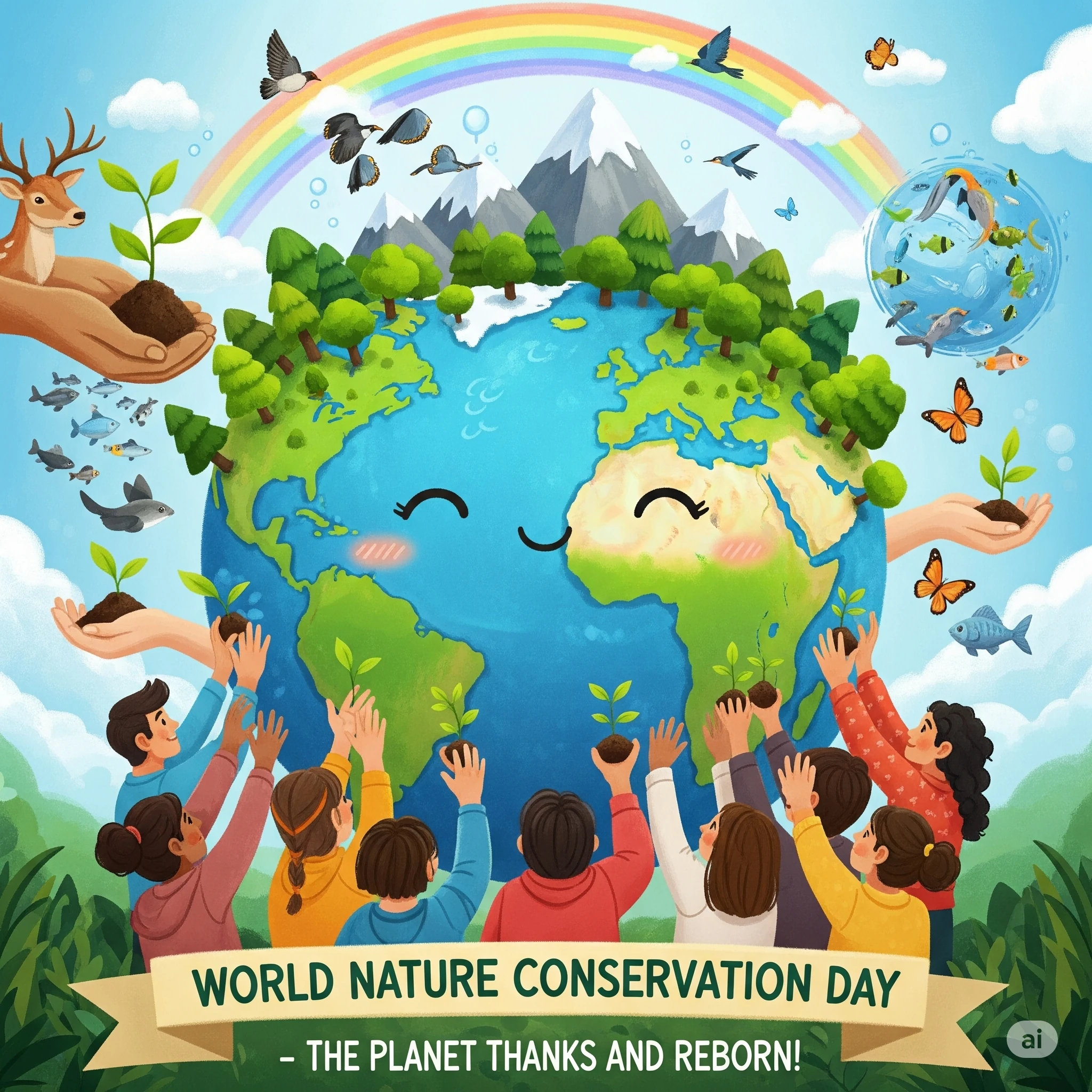 28 Luglio 2025: Giornata Mondiale per la Conservazione della Natura – Il Pianeta Ringrazia e Rinasce!